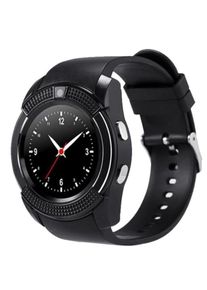 Ceas Smartwatch V8 Negru HandsFree Bluetooth 3.0 Micro SIM Android Camera 1.3MP