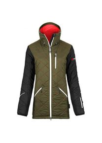 Ortovox Women's Verbier Parka Giacca da sci (S, nero/olivia/marrone)