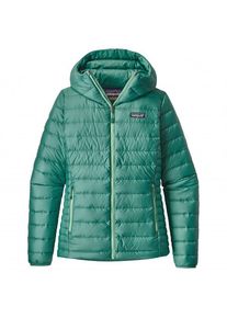 Patagonia - Women's Down Sweater Hoody - Dunjakke str. XL turkis