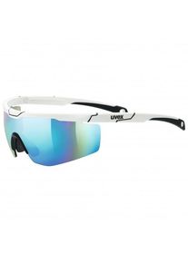 Uvex Sportstyle 117 S0+1+3 Orange/Blue Occhiali da sole (One Size, grigio/turchese/bianco/blu)