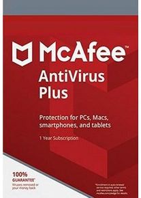 McAfee AntiVirus Plus (3 Devices, 1 Year) - PC, Android, Mac, iOS - Key GLOBAL