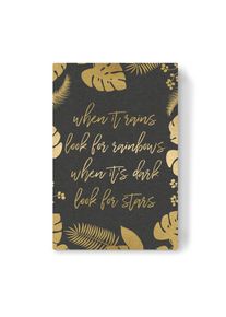 Canvas Print "When It Rains Look For Rainbows" artboxONE Wallart