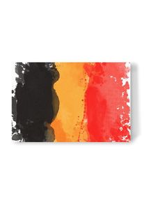 Canvas Print "Flagge Belgien" artboxONE Wallart