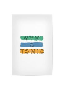 Poster "Gym & Tonic" artboxONE Plakater - 18x13 cm
