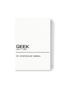 Canvas Print "Geek Quote" artboxONE Wallart