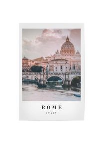Poster "Romantic Rome" artboxONE Plakater - 18x13 cm