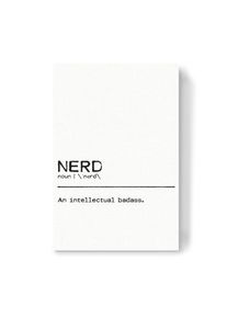 Canvas Print "Nerd Quote" artboxONE Wallart