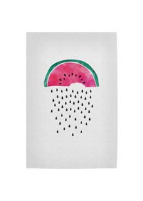 Poster "Watermelon Rain 2" artboxONE Plakater - 18x13 cm