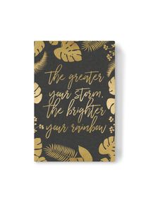 Canvas Print "The Greater Your Storm" artboxONE Wallart