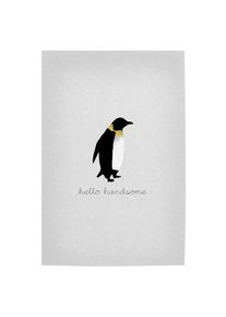 Poster "Hello Handsome" artboxONE Plakater - 18x13 cm