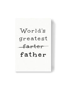 Canvas Print "World's Greatest" artboxONE Wallart