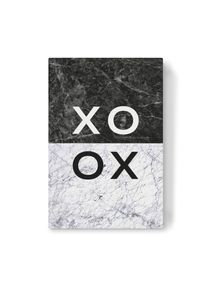 Canvas Print "XOXO Black & White" artboxONE Wallart