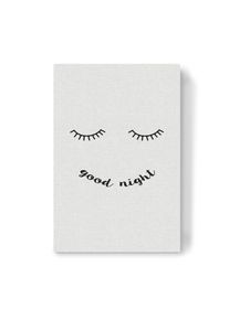 Canvas Print "Good Night Quote II" artboxONE Wallart