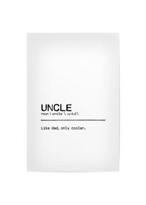 Poster "Uncle Quote" artboxONE Plakater - 18x13 cm