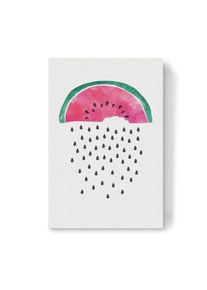 Canvas Print "Watermelon Rain 2" artboxONE Wallart