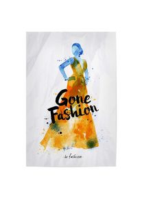 Poster "Watercolor dress gone fashion" artboxONE Plakater - 18x13 cm