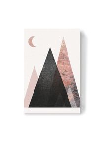 Canvas Print "Scandinavian Mountain Scene" artboxONE Wallart