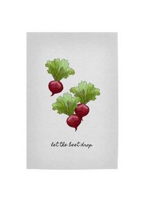 Poster "Let the Beet Drop" artboxONE Plakater - 18x13 cm