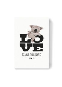 Canvas Print "Koala – Love is all you need" artboxONE Wallart