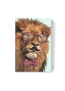 Canvas Print "MOUSTACHE LION" artboxONE Wallart