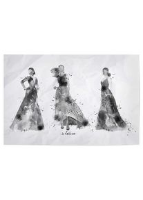 Poster "Black ink dresses" artboxONE Plakater - 18x13 cm