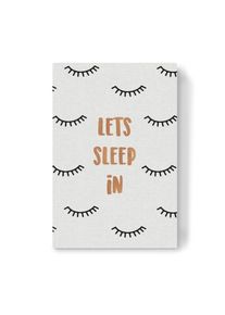 Canvas Print "Let's Sleep In" artboxONE Wallart