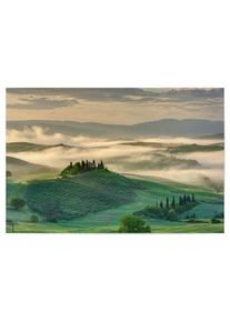 Poster "Morgennebel in der Toskana" artboxONE Plakater - 18x13 cm