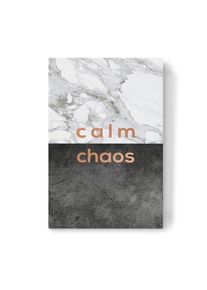Canvas Print "Calm Chaos Copper" artboxONE Wallart