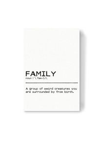 Canvas Print "Family Quote II" artboxONE Wallart