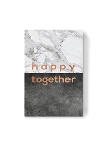Canvas Print "Happy Together Copper" artboxONE Wallart