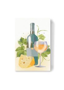 Canvas Print "Blonder Wein" artboxONE Wallart