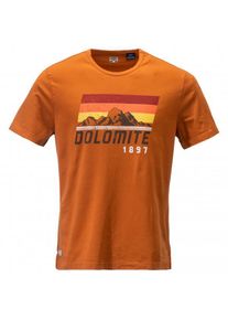 Dolomite - T-Shirt Cinquantaquattro Retro - T-shirt str. XL brun/orange/r&oslash;d