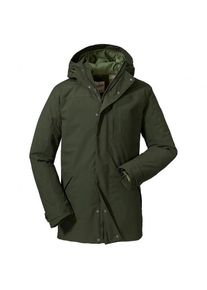 Schöffel Schöffel - Parka Göteborg - Regnjakke str. 48 sort/olivengrøn