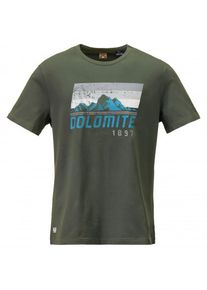 Dolomite - T-Shirt Cinquantaquattro Retro - T-shirt str. S olivengr&oslash;n/sort