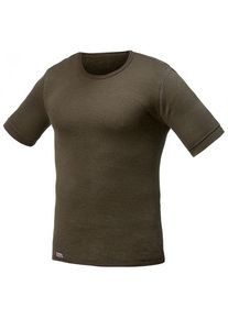 Woolpower - Tee 200 - T-shirt str. L brun/sort