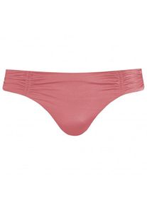 Seafolly - Shine On Gathered Front Retro Pant - Bikini-trusser str. 16 rød/pink