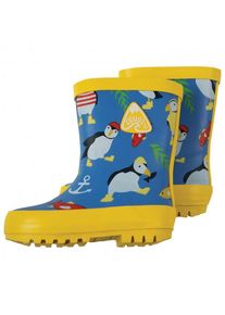 frugi - Kid's Puddle Buster Welly Boots - Gummist&oslash;vler str. 12K orange/bl&aring;