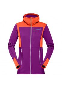 Norr&ouml;na Norr&oslash;na - Women's Falketind Warm1 Stretch Zip Hoodie str. S lilla
