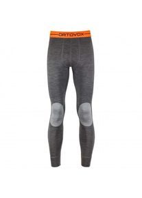 Ortovox - R 'N' W Long Pants - Merino undertøj str. L - Regular sort/grå