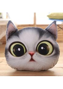 3D Big Eyes Cathead Shape Cartoon Detachable Sofa Pillow