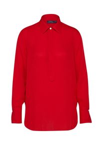 Polo Ralph Lauren, Dames Blouse 'LONG SLEEVE-SHIRT', rood