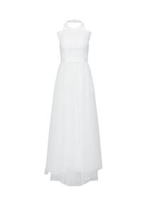 Y.A.S, Dames Avondjurk 'YASWONDER HALTERNECK DRESS', wit