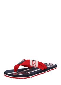 Tommy Hilfiger, Heren Sandalen 'BADGE TEXTILE BEACH SANDAL', rood