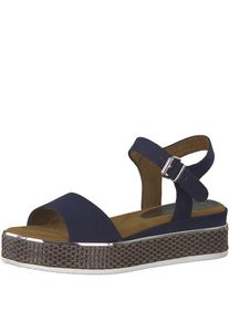 Marco Tozzi, Dames Sandalen met riem, navy
