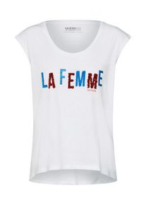 Guess, Dames Shirt, blauw / rood / wit