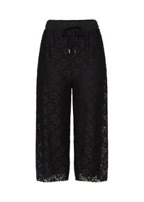 Urban Classics, Dames Broek 'Ladies Laces', zwart