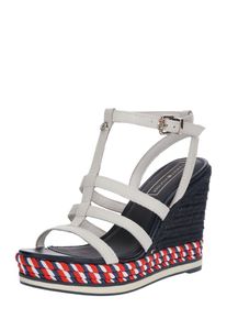 Tommy Hilfiger, Dames Sandaal 'VANCOUVER 7A', donkerblauw / wit