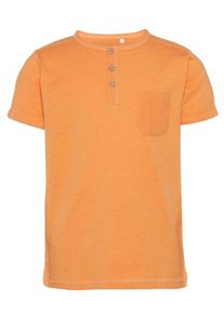 name it, Jongens Shirt, sinaasappel