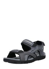 Geox, Heren Sandalen 'UOMO STRADA', antraciet / zwart