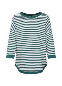 Object, Dames Trui 'MORGAN', petrol / wit